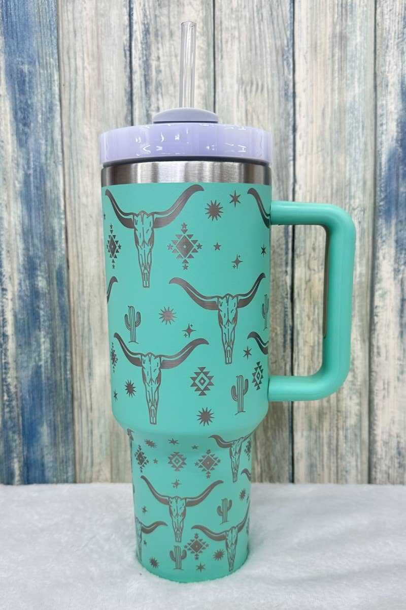 Longhorn Stainless Steel Tumbler - 40oz