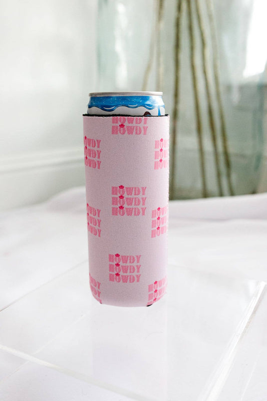 Howdy Tall Can Coozie