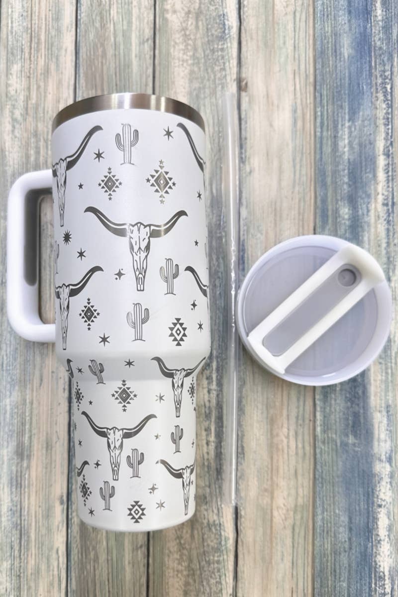 Longhorn Stainless Steel Tumbler - 40oz