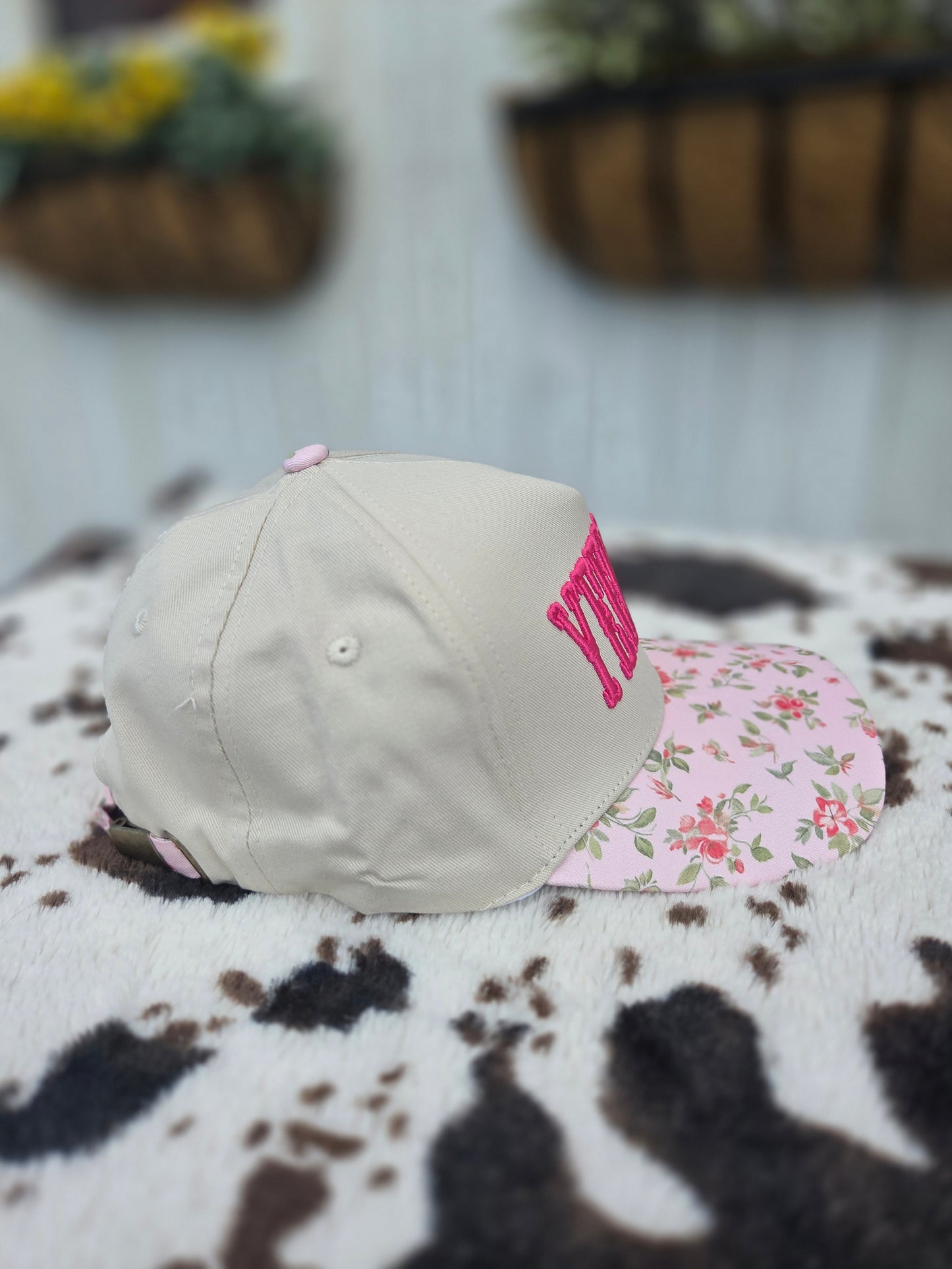 Yeehaw Two Tone Canvas Cotton Hat