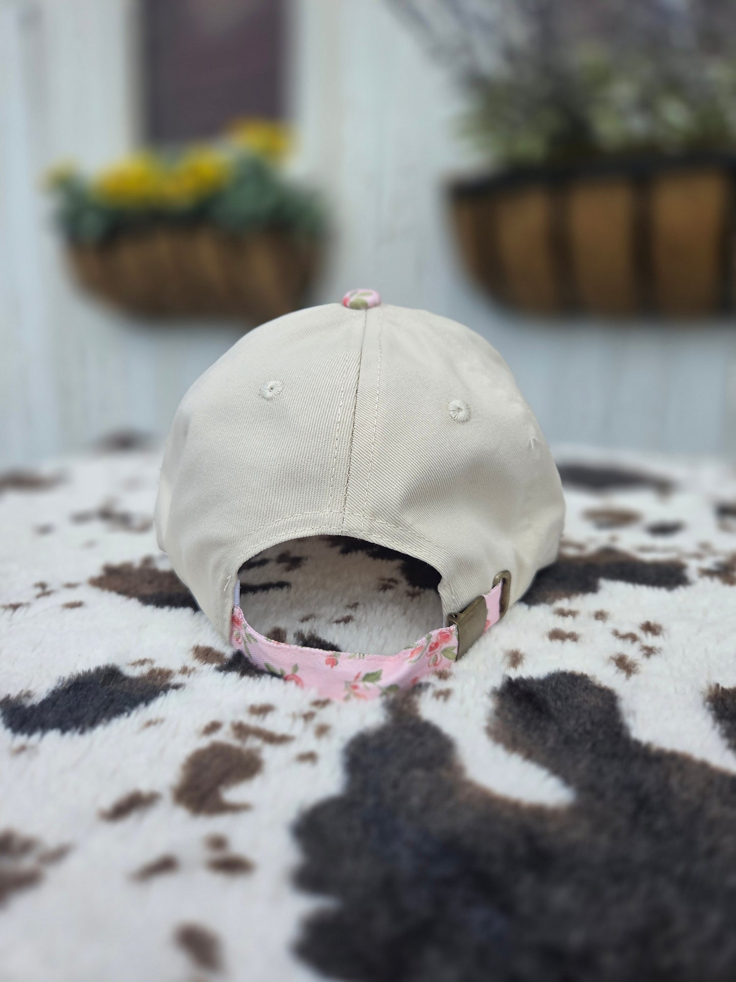 Yeehaw Two Tone Canvas Cotton Hat