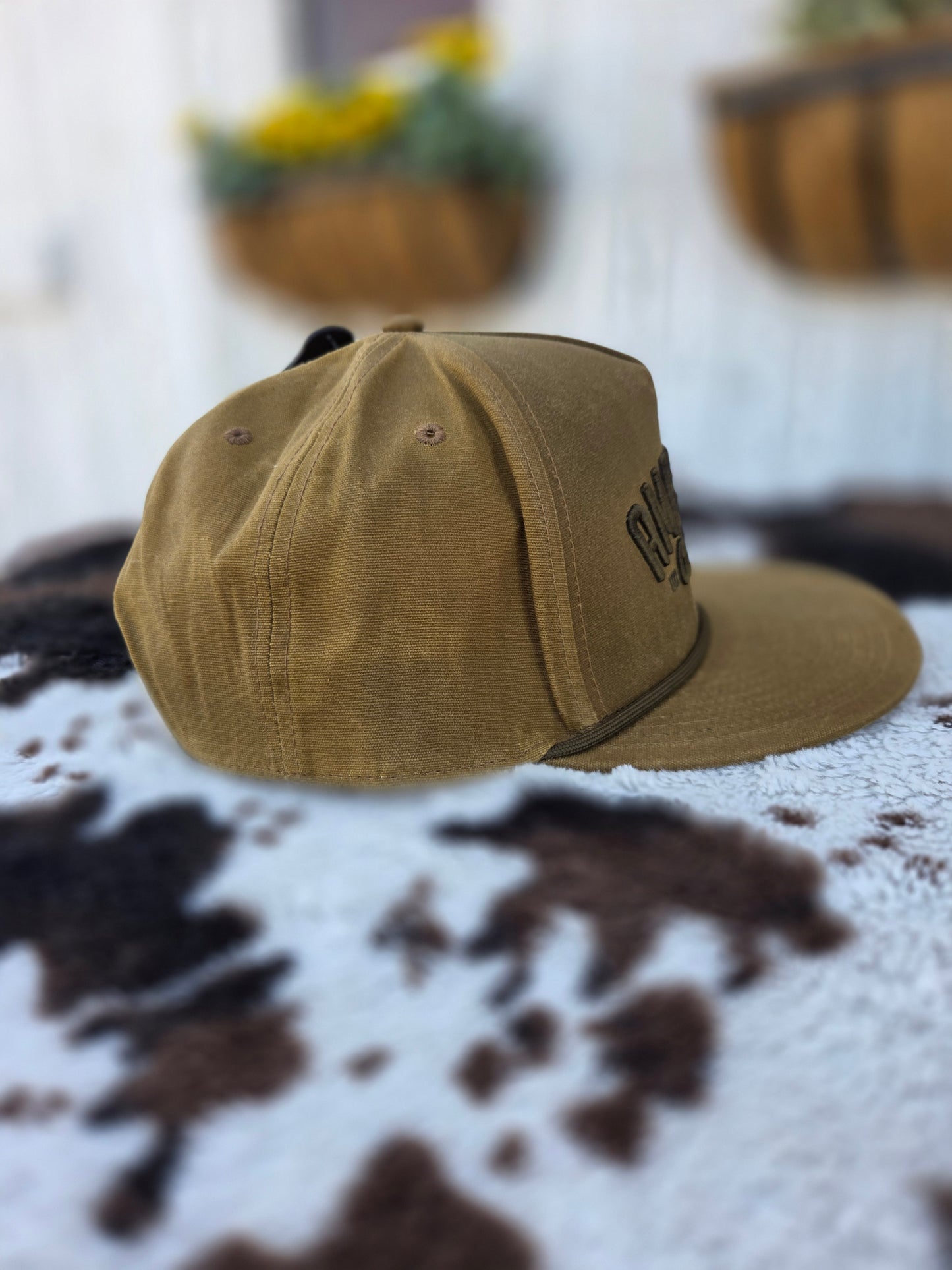 American Cattle Co Waxed Canvas Hat