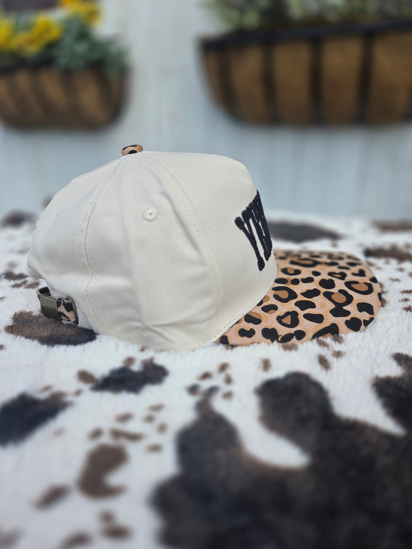 Yeehaw Two Tone Canvas Cotton Hat