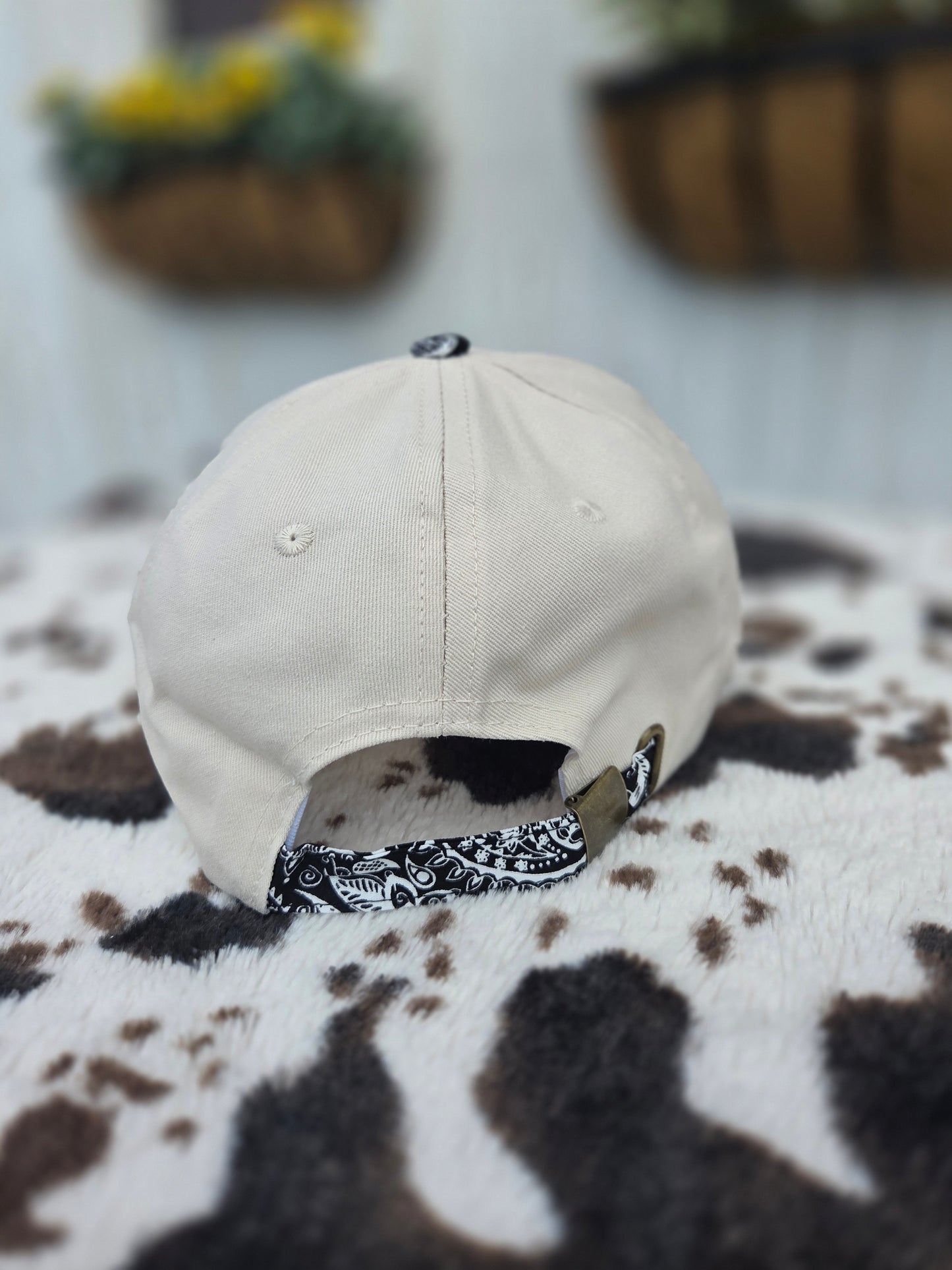 Yeehaw Two Tone Canvas Cotton Hat