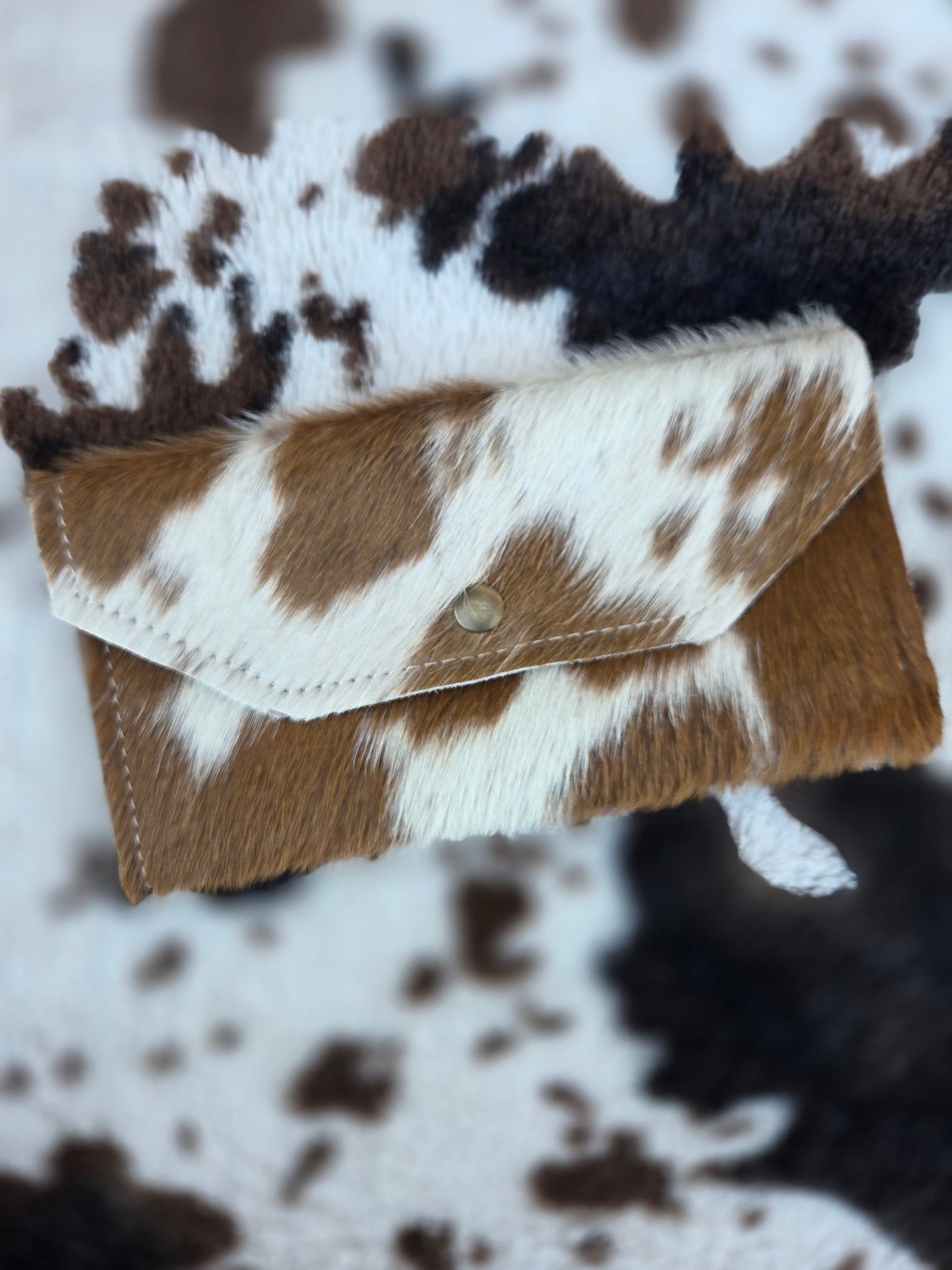 Western Cowhide Hair On Wallet