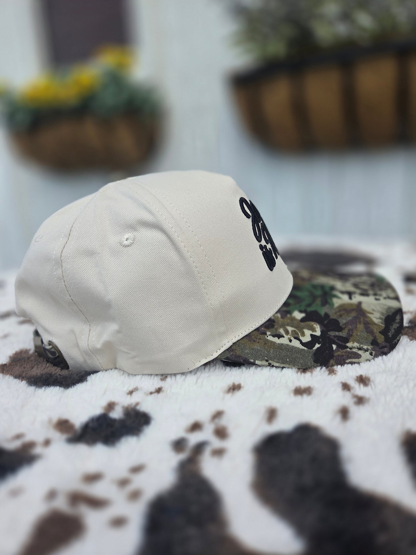 Jesus is King Two Tone Cotton Cap